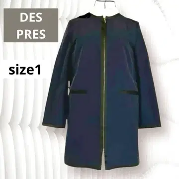 [ DES PRES ] 노카라 자켓 네이비 / size 1