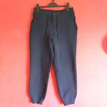 GIM 네이비 조거 팬츠 드로코드 팬츠