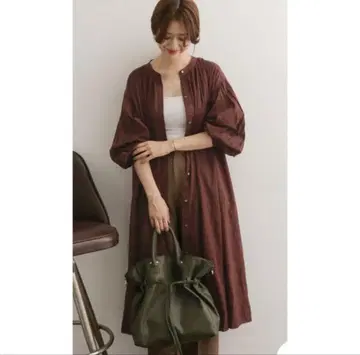 어반 리서치 도어스 코튼 보일 개더 원피스 이너 원피스 포함