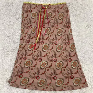 ETRO 에트로 44 실크 페이즐리 스커트