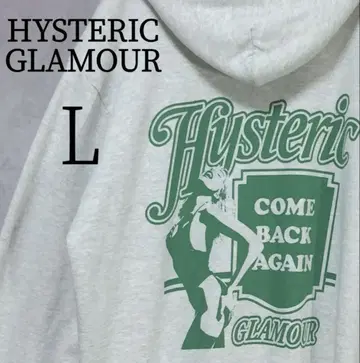 HYSTERIC GLAMOUR 그레이 L 집업 후드티