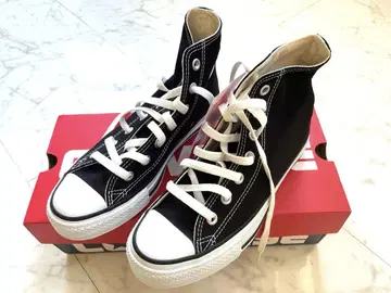 컨버스 올스타 하이컷 블랙 스니커즈 24cm