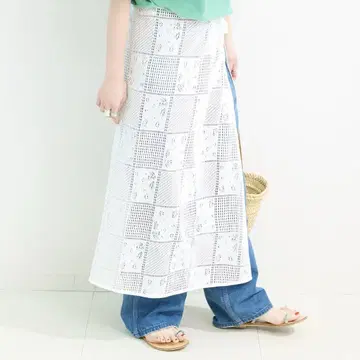 레이스 랩 스커트