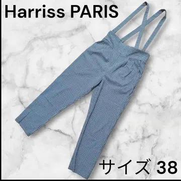 Harriss 해리스 깅엄 체크 서스펜더 팬츠 38