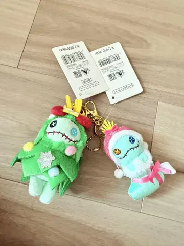 스크럼프 봉제 인형 키홀더 키체인 DISNEYCHRISTMAS