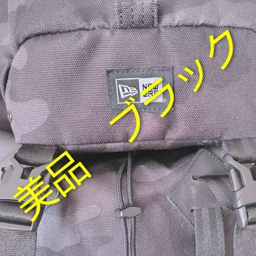 [ 새상품급 블랙 ] NEW ERA 카모플라쥬 백팩