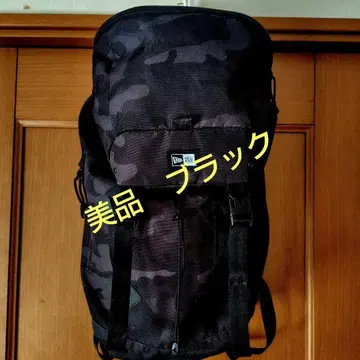 [ 새상품급 블랙 ] NEW ERA 카모플라쥬 백팩