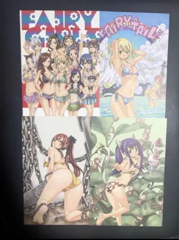 페어리 테일 FAIRY TAIL 엽서 4매 세트 루시 외