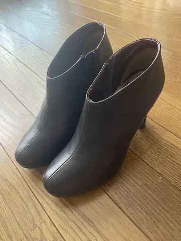 블랙 부티 높은 힐