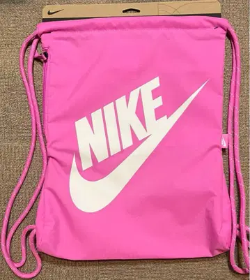 NIKE 핑크 드로우 스트링 백