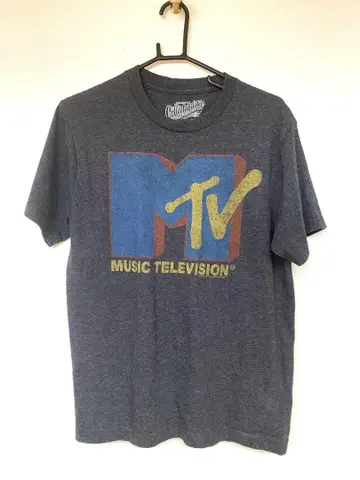 MTV 구제 티셔츠 그레이