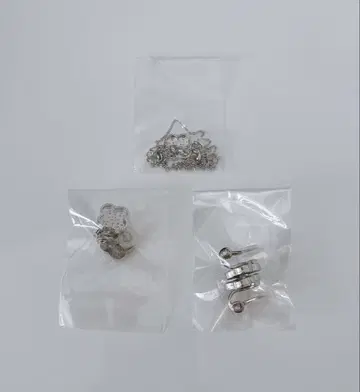 클로버 귀걸이 목걸이 글루데코 받침