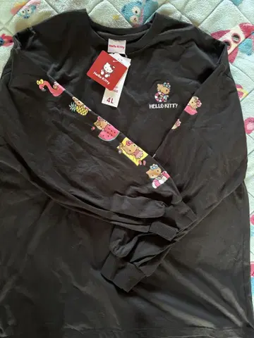 아베일 일광화상 키티 긴팔 티셔츠 4L