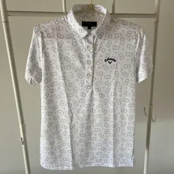 Callaway 여성용 피케 셔츠 화이트