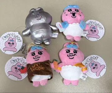 시마무라 빤쮸토끼 봉제 인형 참 4종 세트