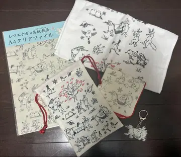 [ 시마에나가 x 조수희화 ] 손수건 타월, 파일, 복주머니, 키홀더