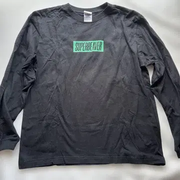 SUPER BEAVER STREET L/S 티셔츠 블랙 S 사이즈