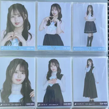 노기자카46 사토 리카 카가와 라이브 티셔츠 사복 비대칭 브로마이드
