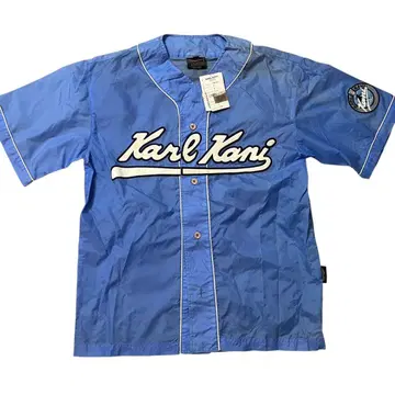90s karl kani 칼카니 나일론 베이스볼 셔츠