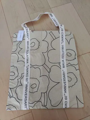택 포함 새상품 marimekko 토트백 60주년 마리메꼬