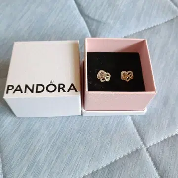 PANDORA 무한대 심볼 귀걸이