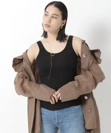 Chaos 실크 마루 도우 탱크 블랙