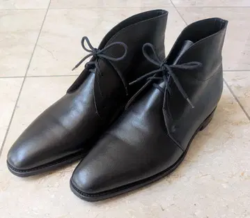John Lobb Romsey 8E 처카 부츠 블랙