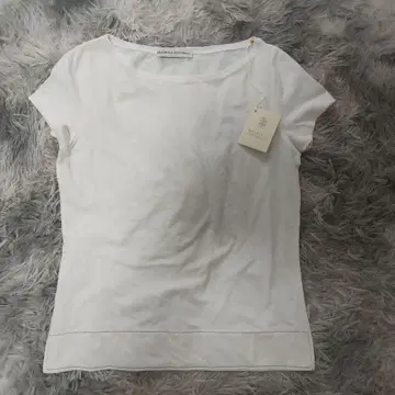 BRUNELLO CUCINELLI 반팔 티셔츠 화이트 신상 택 포함