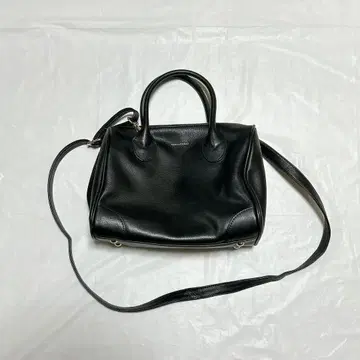 PAPILLONNER 블랙 가죽 숄더백