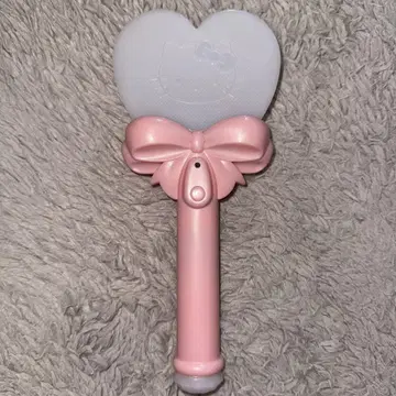 키티 하트 모양 응원봉 산리오 퓨로랜드