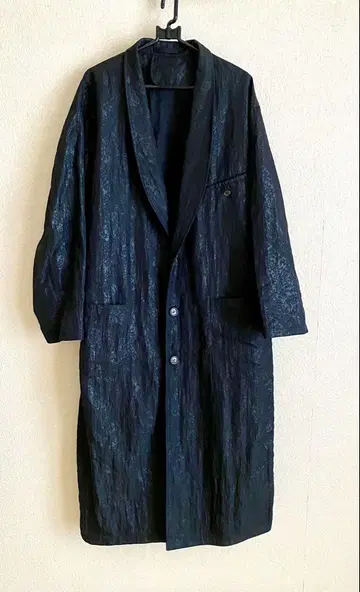 블랙 롱 코트
