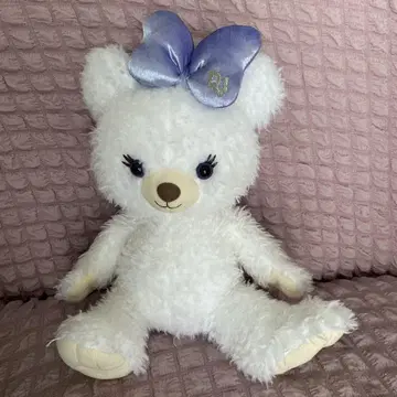 유니베어시티 퍼피 화이트 베어 봉제 인형