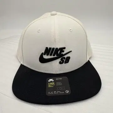 Nike SB 야구 모자 화이트/블랙 1 사이즈 kn9