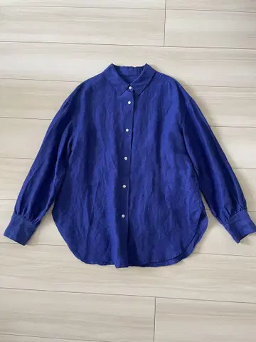 쉽스 LINEN 셔츠 블루 36