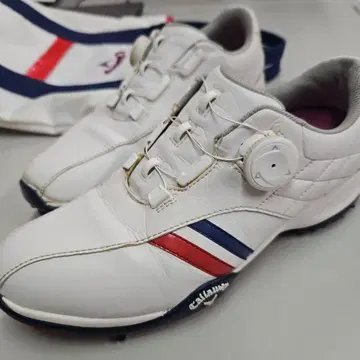 Callaway 골프화 여성용 화이트/레드/블루