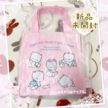 미개봉 새상품 산리오 고양이 모임 냐니이뉴니에뇽 토트 백