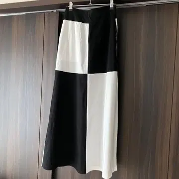 Cil 바이컬러 롱 스커트