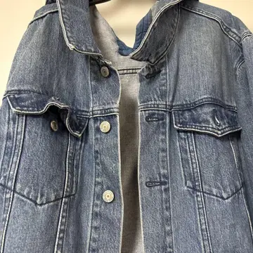 라이트 블루 데님 자켓