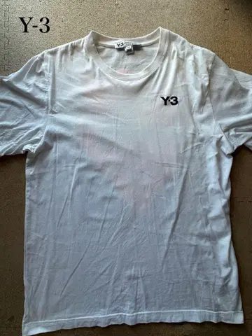 Y-3 화이트 티셔츠