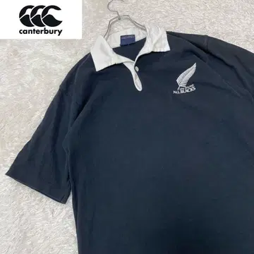 초레어 CANTERBURY ALL BLACKS 반팔 피케 셔츠 라거 셔츠