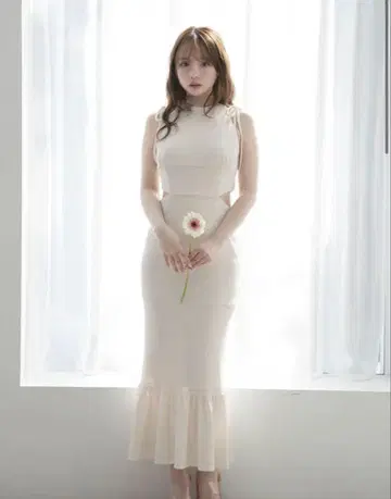Leila body dress white ANDMARY