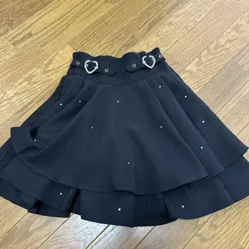 ROJITA 블랙 플레어 스커트