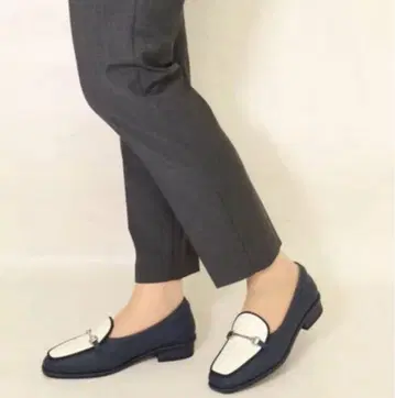 fitfit 발수 소프트 스트레치 모카신 (오프 X 네이비) 23.5cm