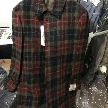 doclasse Harris Tweed 체크 코트