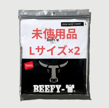 헤인즈 HanesBEEFY-T 비피 티셔츠 [2P] L