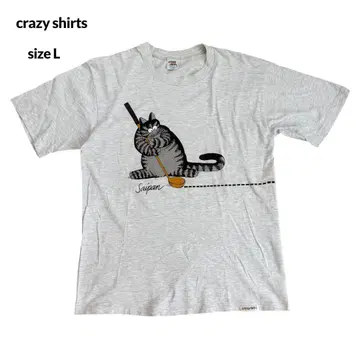 USA 제작 crazy shirts 크리반 캣 반팔 티셔츠 골프