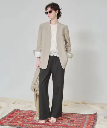 DRESSTERIOR 콜라보 센터 시 와이드 스웨트 팬츠