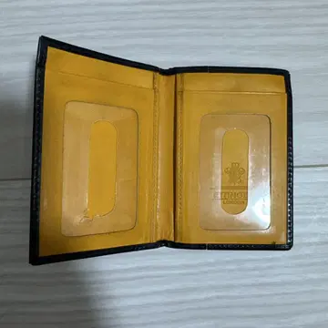 ETTINGER 가죽 패스 케이스 블랙