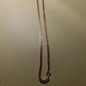 골드 도금 체인 목걸이 약 45cm 여성용