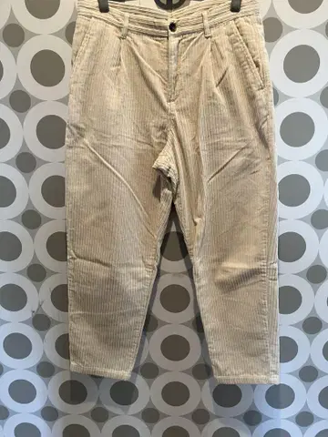 ZARA 남성용 코듀로이 와이드 팬츠